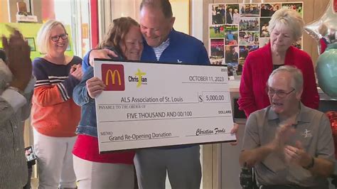 McDonald's reopens O'Fallon location, honoring owner's ALS battle